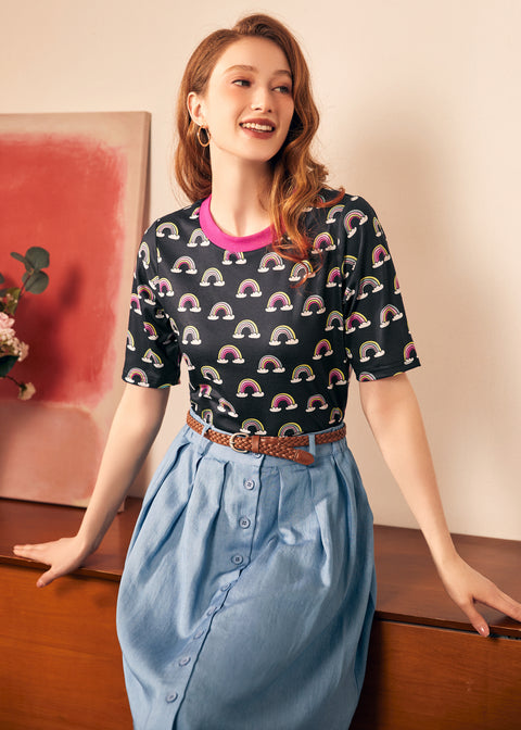 Lucky Charm Rainbow Tee (Final Sale)