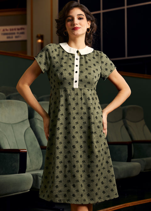 Pretty at the Pumpkin Patch Shirtwaist Dress