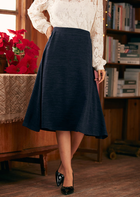 Excellence Attained Knit Midi Skirt