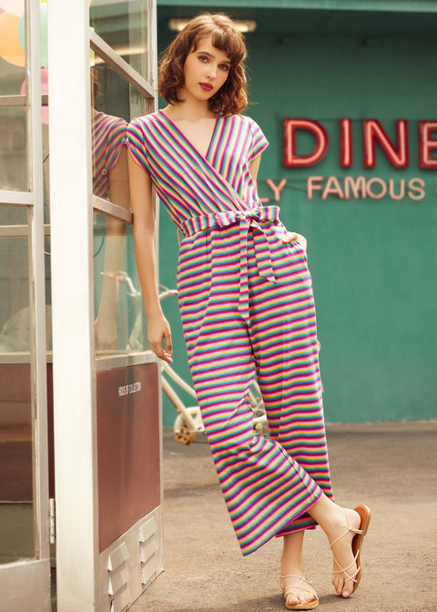 The Twist & Stripe Jumpsuit