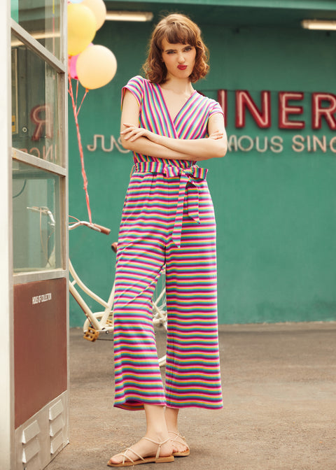 The Twist & Stripe Jumpsuit
