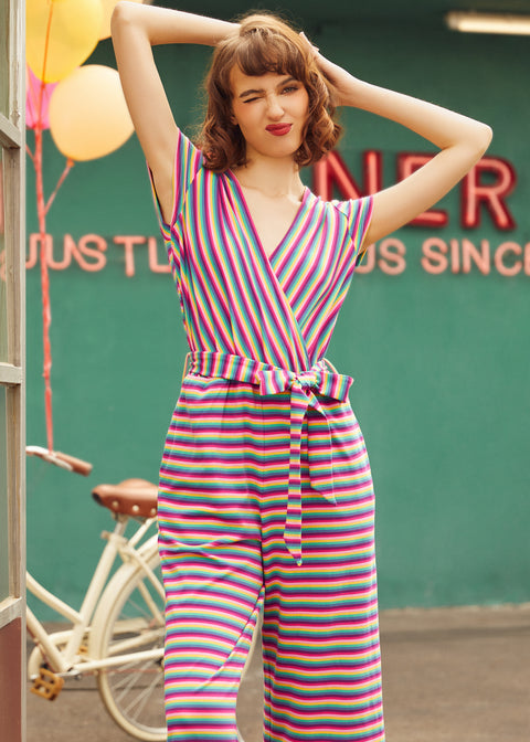 The Twist & Stripe Jumpsuit