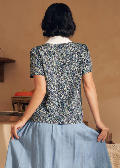 Positive First Impressions Tie-Neck Blouse