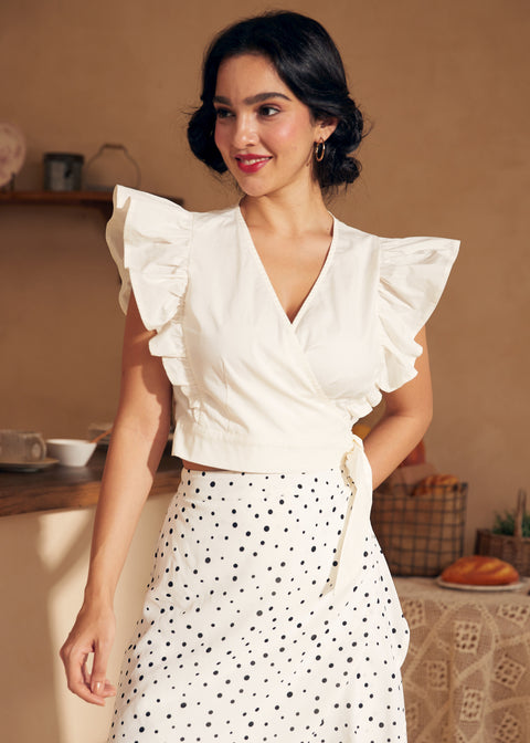 Wrapped in Ruffles Top