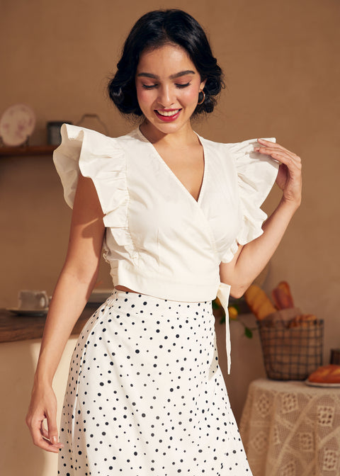 Wrapped in Ruffles Top