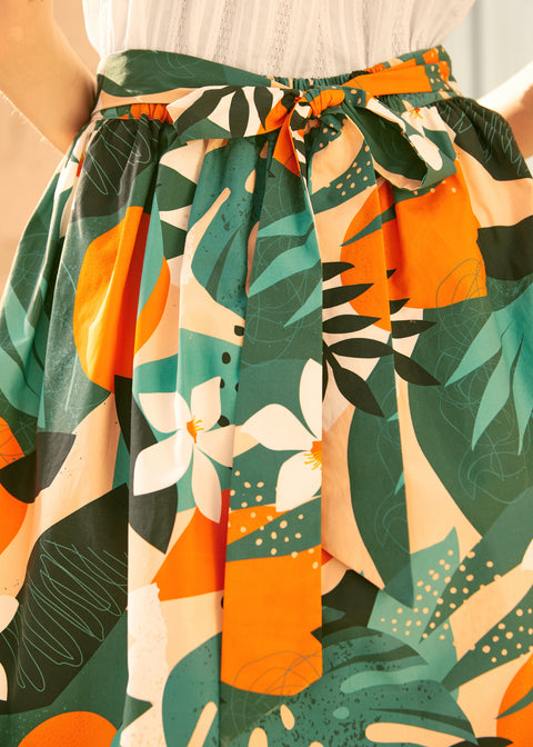 Charmed I'm Sure Bow Dirndl Skirt