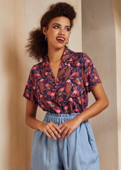 Call It A Classic Camp Collar Shirt