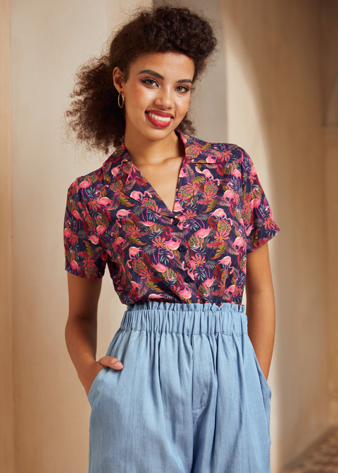 Call It A Classic Camp Collar Shirt