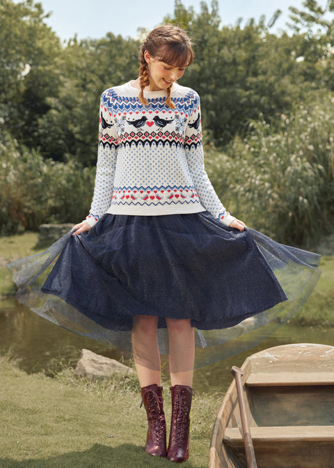 Time Capsule Tulle Midi Skirt