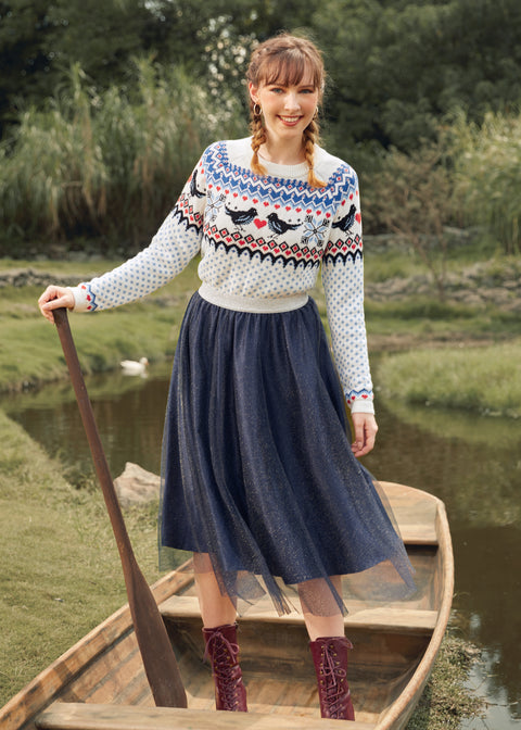 Time Capsule Tulle Midi Skirt