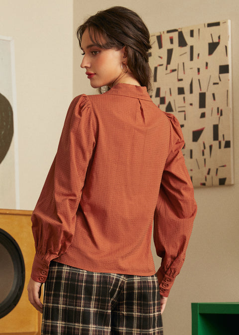 Petal Picnic Long Sleeve Blouse