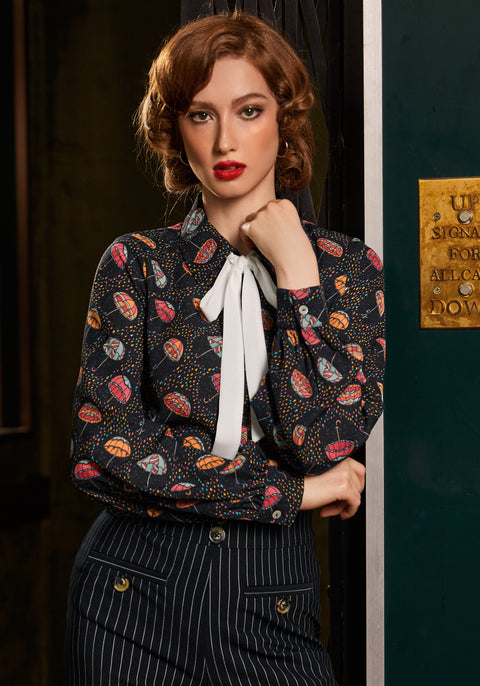 Enchanted Evening Collared Blouse