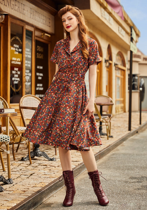 Rustic Elegance Casual Dress