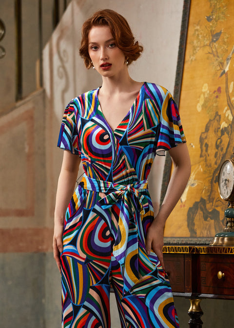 The Twist & Stripe Jumpsuit