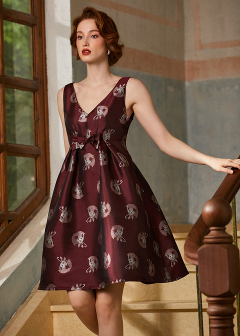 The Purrfectly Poised Fit & Flare Dress
