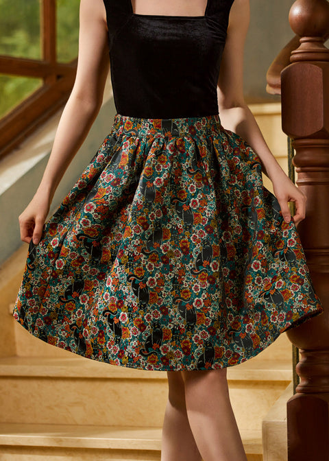 More Than Charming Brocade Skirt