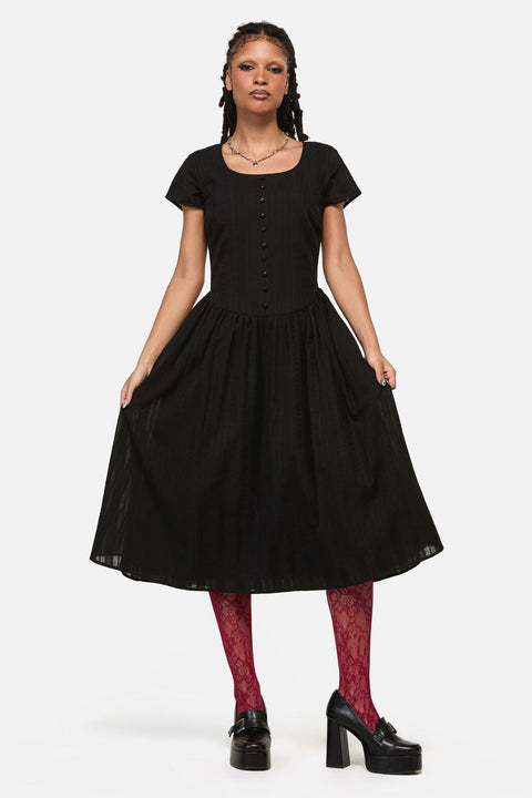 Witches Drop Waist Midi Dress