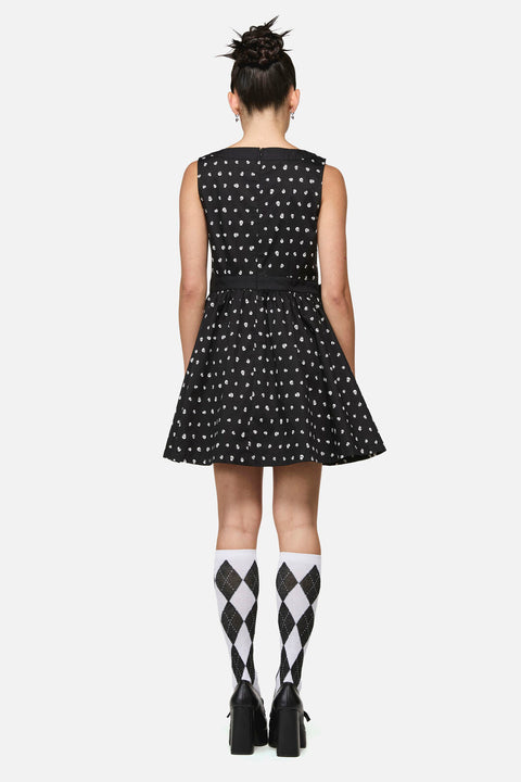 Cranium Goth Mini Dress