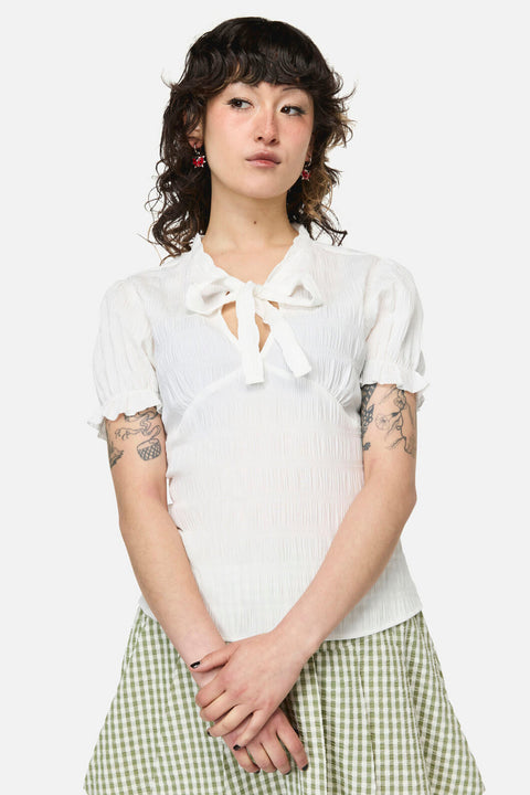Naiad Pond Tie Blouse
