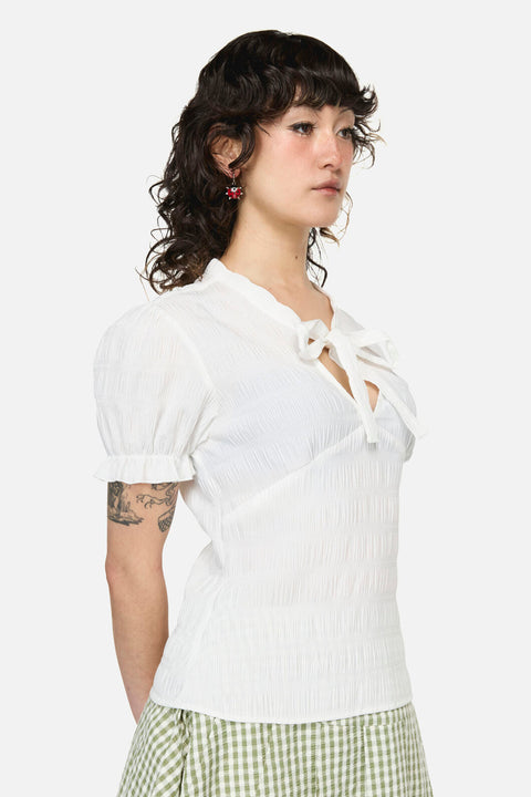 Naiad Pond Tie Blouse