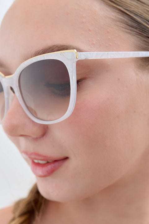 SASHA Sunglasses - White or Black