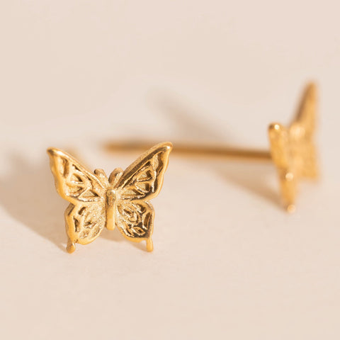 Mini Butterfly Stud Earrings