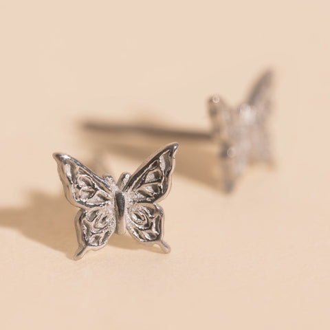 Mini Butterfly Stud Earrings